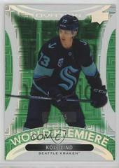 Kole Lind [Green] #WP-28 Hockey Cards 2021 Upper Deck Ovation World Premiere Prices