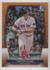 Triston Casas [Mega Box Mojo Orange] #2 Baseball Cards 2023 Bowman Prices