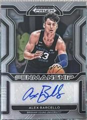 Alex Barcello #CP-ABA Basketball Cards 2022 Panini Prizm Draft Picks College Penmanship Autographs Prices