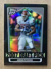 Adrian Peterson [Chrome Silver Refractor] #135 Football Cards 2007 Topps Draft Picks & Prospects Prices