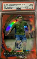 Clint Dempsey [Autograph] Soccer Cards 2014 Topps Chrome MLS Prices