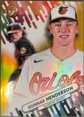 Gunnar Henderson [Gold] #FF-10 Baseball Cards 2023 Topps Pristine Fresh Faces Prices