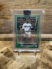 Bryan De La Cruz [Green] #CAA-BCR Baseball Cards 2022 Topps Clearly Authentic Autographs Prices