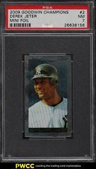 Derek Jeter [Mini Foil] #2 Baseball Cards 2009 Goodwin Champions Prices
