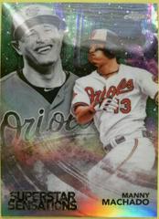 Manny Machado [Green Refractor] Baseball Cards 2018 Topps Chrome Superstar Sensations Prices