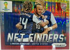Landon Donovan [Yellow and Red Pulsar] Soccer Cards 2014 Panini Prizm World Cup Net Finders Prices