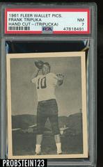 Frank Tripuka [Tripucka] Football Cards 1961 Fleer Wallet Pictures Prices