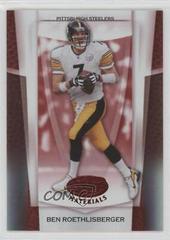 Ben Roethlisberger [Mirror Red] Football Cards 2007 Leaf Certified Materials Prices