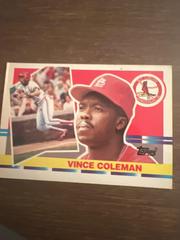 Vincent Coleman #184 Baseball Cards 1990 Topps Big Baseball Prices