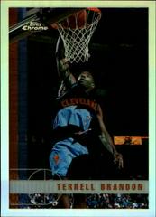 Terrell Brandon #16 Basketball Cards 1997 Topps Chrome Prices