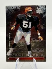 Takeo Spikes [Double] #115 Football Cards 1998 Upper Deck Black Diamond Rookies Prices