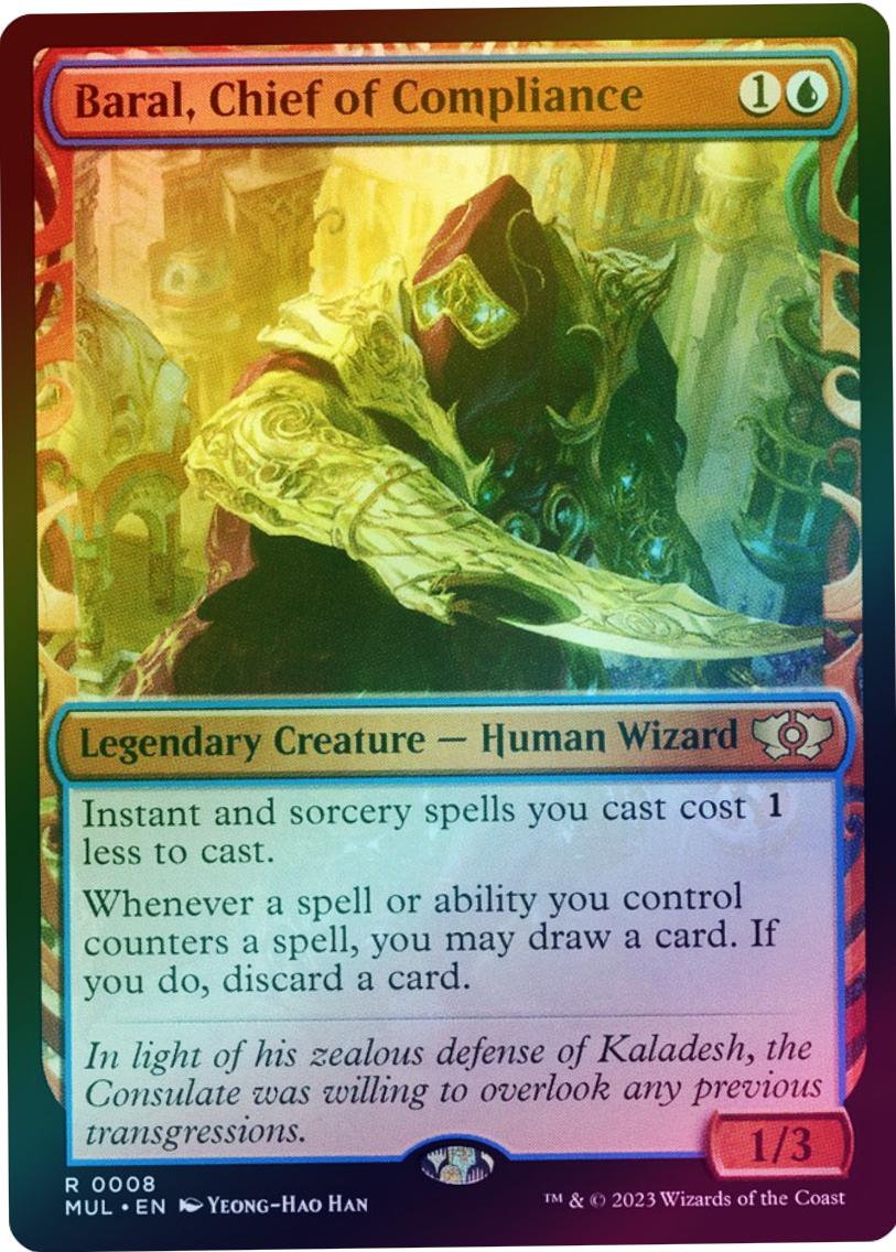 Baral, Chief of Compliance [Foil] #8 Magic Multiverse Legends