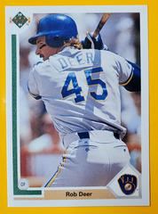 Rob Deer #272 Baseball Cards 1991 Upper Deck Prices