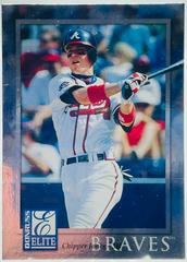 Chipper Jones #7 Baseball Cards 1998 Donruss Elite Prices