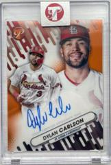 Dylan Carlson [Orange] Baseball Cards 2023 Topps Pristine Fresh Faces Autographs Prices