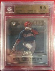 Domonic Brown Baseball Cards 2010 Bowman Platinum Prices