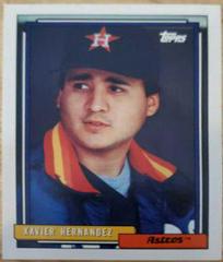 Xavier Hernandez #640 Baseball Cards 1992 Topps Prices