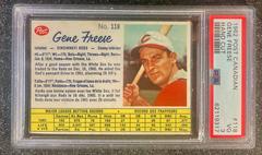 Gene Freese [Hand Cut] #118 Baseball Cards 1962 Post Canadian Prices