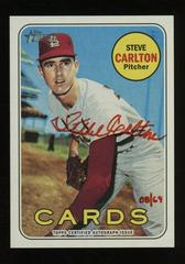 Steve Carlton [Red Ink] #SC Baseball Cards 2018 Topps Heritage Real One Autographs Prices