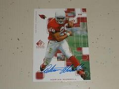 Adrian Murrell [Autograph] #AM Football Cards 1999 SP Signature Prices