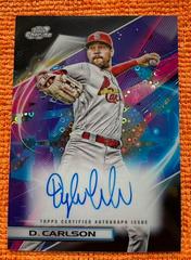 Dylan Carlson [Black Eclipse] Baseball Cards 2022 Topps Cosmic Chrome Autographs Prices