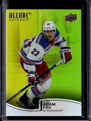 Adam Fox [Yellow Green] #R-72 Hockey Cards 2021 Upper Deck Allure Rainbow Prices