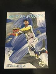 Ronald Acuna Jr. [Silver] #MS-1 Baseball Cards 2022 Panini Diamond Kings Modern Strokes Prices