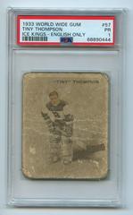 Tiny Thompson [English Only] Hockey Cards 1933 World Wide Gum Ice Kings Prices