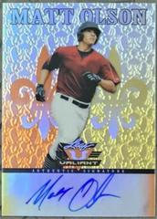 Matt Olson [Orange Autograph] #VAMO1 Baseball Cards 2012 Leaf Valiant Prices
