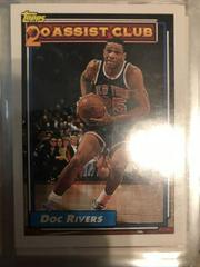 Doc Rivers #217 Basketball Cards 1992 Topps Prices