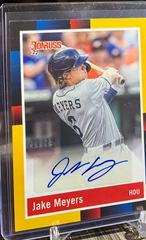 Jake Meyers [Gold] #R88S-JA Baseball Cards 2022 Panini Donruss Retro 1988 Signatures Prices