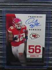 Derrick Johnson #FN-DJ Football Cards 2022 Panini Score Franchise Numbers Autographs Prices