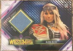 Alexa Bliss Wrestling Cards 2019 Topps WWE Road to Wrestlemania Mat Relics Prices