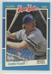 Robin Yount Baseball Cards 1990 Fleer League Leaders Prices