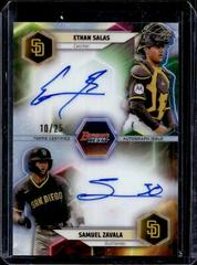 Ethan Salas, Samuel Zavala #DA-ZS Baseball Cards 2023 Bowman's Best Dual Autographs Prices