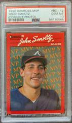John Smoltz Baseball Cards 1990 Donruss MVP Prices