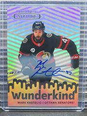 Mark Kastelic [Autograph] Hockey Cards 2022 Upper Deck Stature Wunderkind Prices