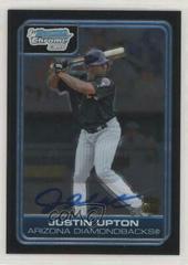 Justin Upton [Autograph] #BC223 Baseball Cards 2006 Bowman Chrome Prospects Prices