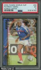 Patrick Vieira #60 Soccer Cards 2002 Panini World Cup Korea Japan Prices