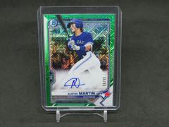 Austin Martin [Green Refractor] #BCMA-AM Baseball Cards 2021 Bowman Chrome Mega Box Mojo Autographs Prices