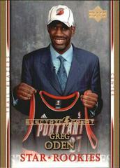 Greg Oden [Electric Court Gold] Basketball Cards 2007 Upper Deck Prices