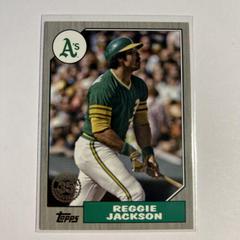 Reggie Jackson [Black] #87TB-11 Baseball Cards 2022 Topps 1987 Series 2 Prices