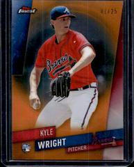 Kyle Wright [Orange Refractor] #87 Baseball Cards 2019 Topps Finest Prices