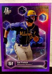 Sal Frelick [Purple] Baseball Cards 2022 Bowman Platinum Precious Elements Prices