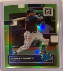 Wander Franco [Lime Green] #34 Baseball Cards 2022 Panini Donruss Optic Prices