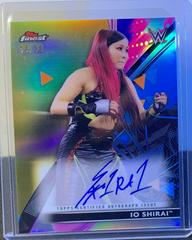 Io Shirai [Orange] Wrestling Cards 2021 Topps Finest WWE Roster Autographs Prices