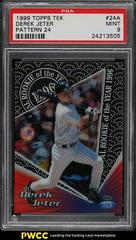 Derek Jeter [Pattern 24] #24A Baseball Cards 1999 Topps Tek Prices