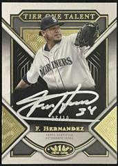 Felix Hernandez [Silver Ink] #T1TA-FH Baseball Cards 2023 Topps Tier One Talent Autographs Prices
