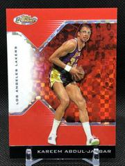 Kareem Abdul Jabbar [Red XFractor] Basketball Cards 2004 Finest Prices