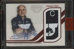 Franz Tost [Red] #DAP-FTII Racing Cards 2021 Topps Dynasty Formula 1 Autograph Patch Prices